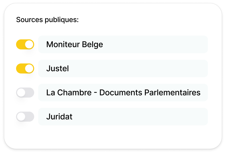 Sources publiques