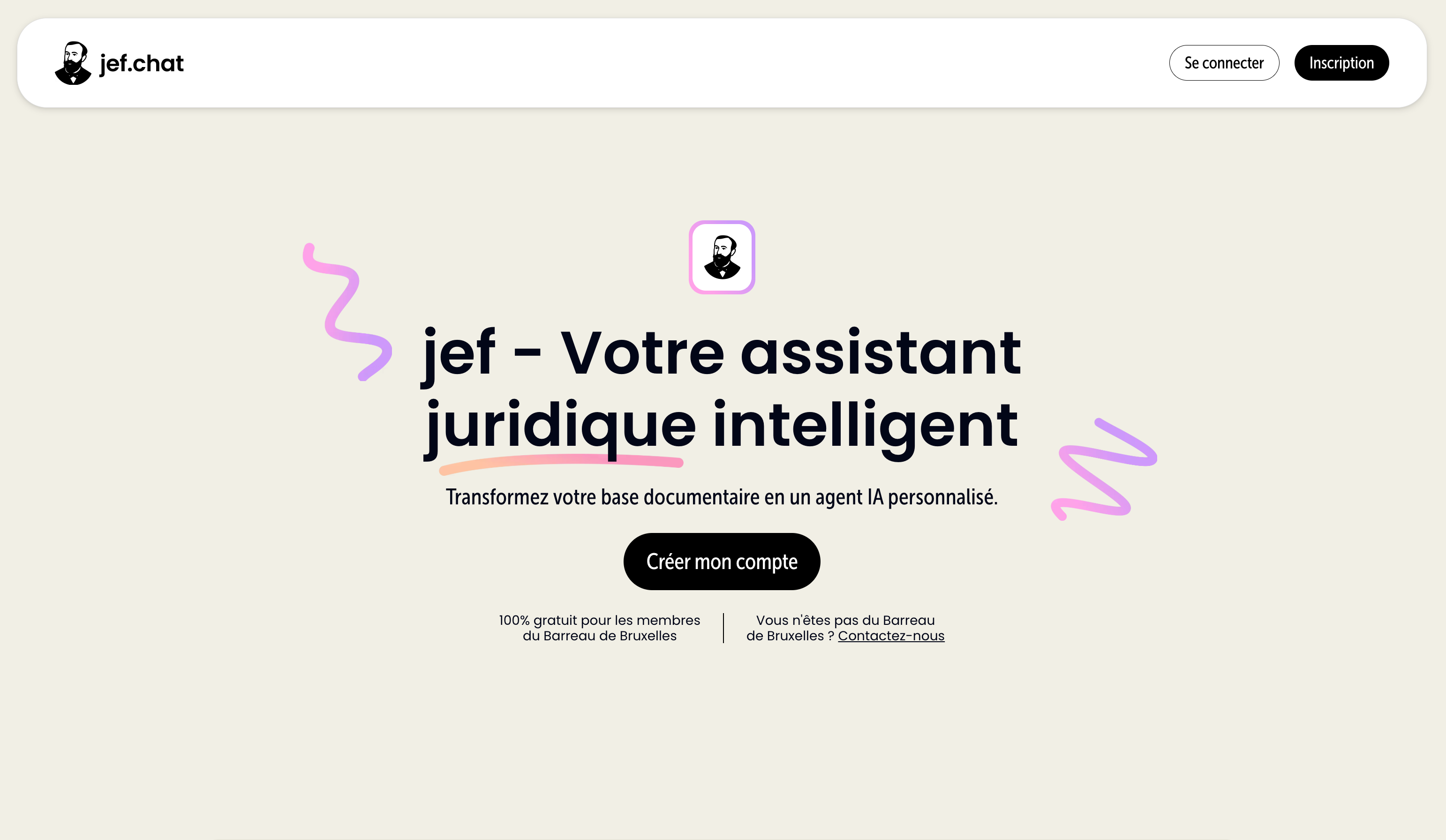 Image du projet Jef - L'assistant IA du Barreau de Bruxelles (1)