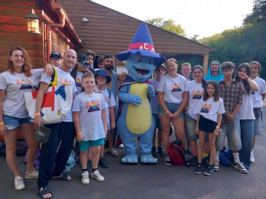 Rencontre avec la mascotte