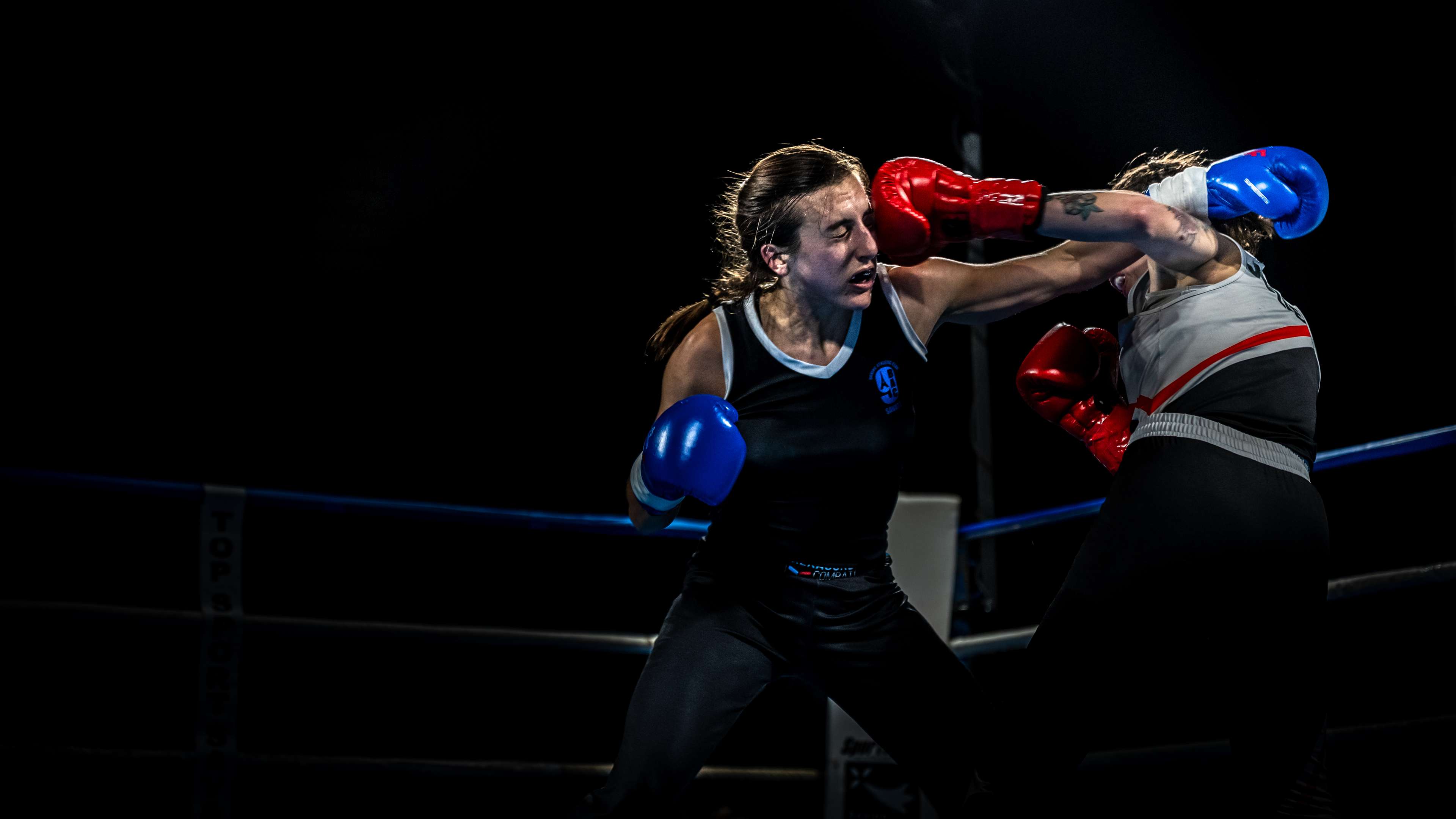 Location d'un ring de boxe professionnel