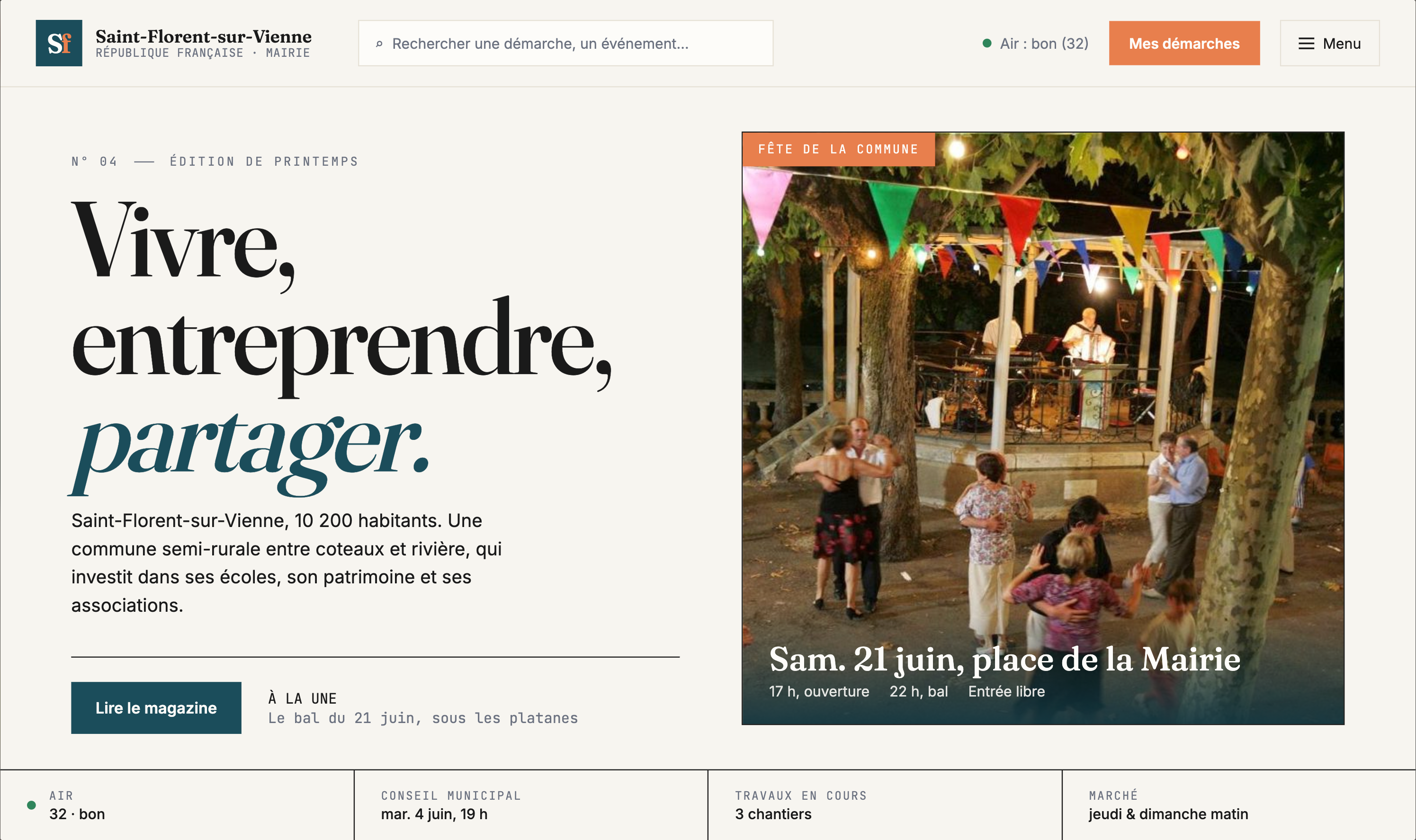 Site institutionnel — Mairie 1