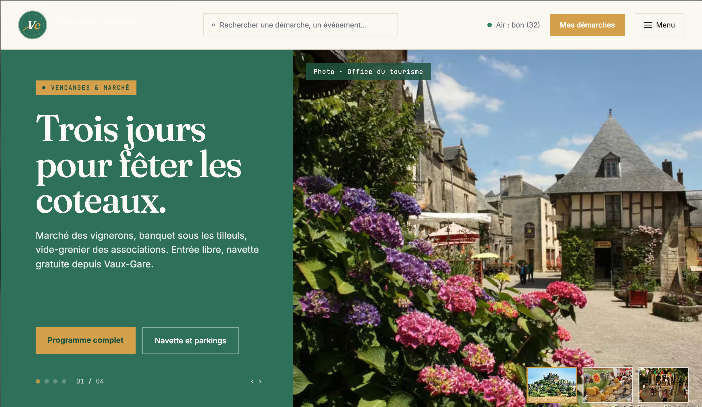 Site institutionnel — Mairie 2