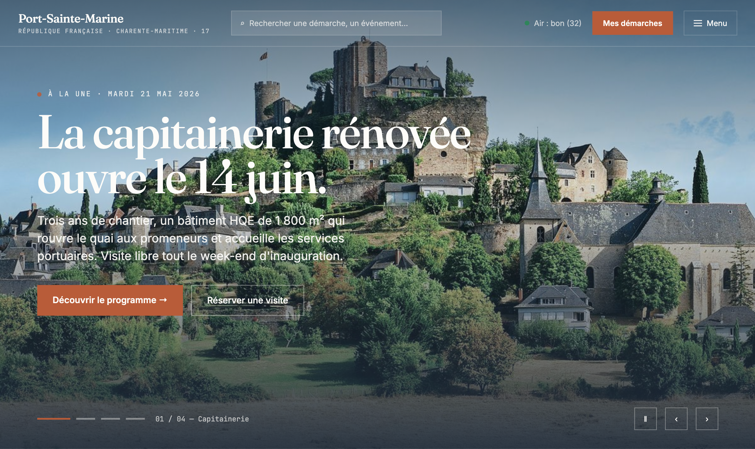 Site institutionnel — Mairie 3